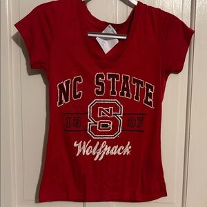 Vintage NC State Women's Red Graphic Tee